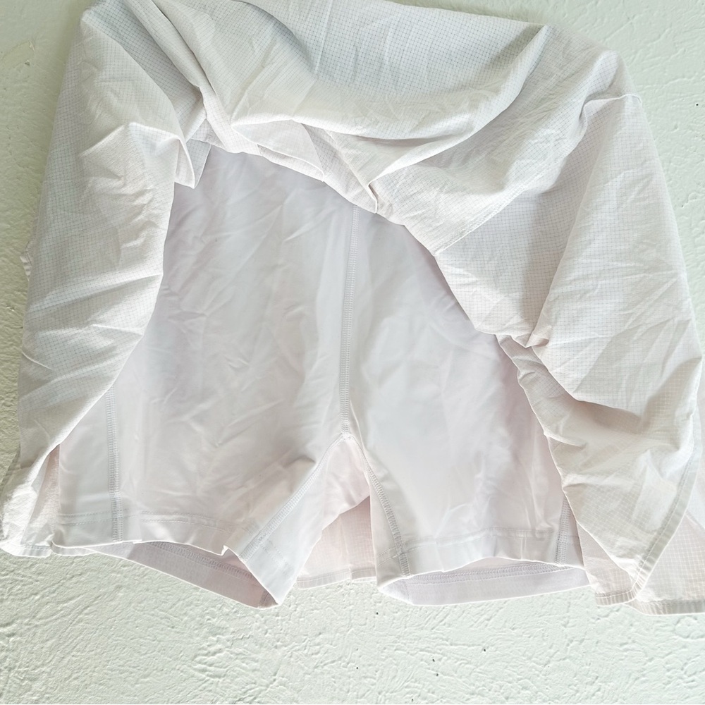 Outdoor Voices Court Exercise Pleated Skort White XL - Picture 3 of 6